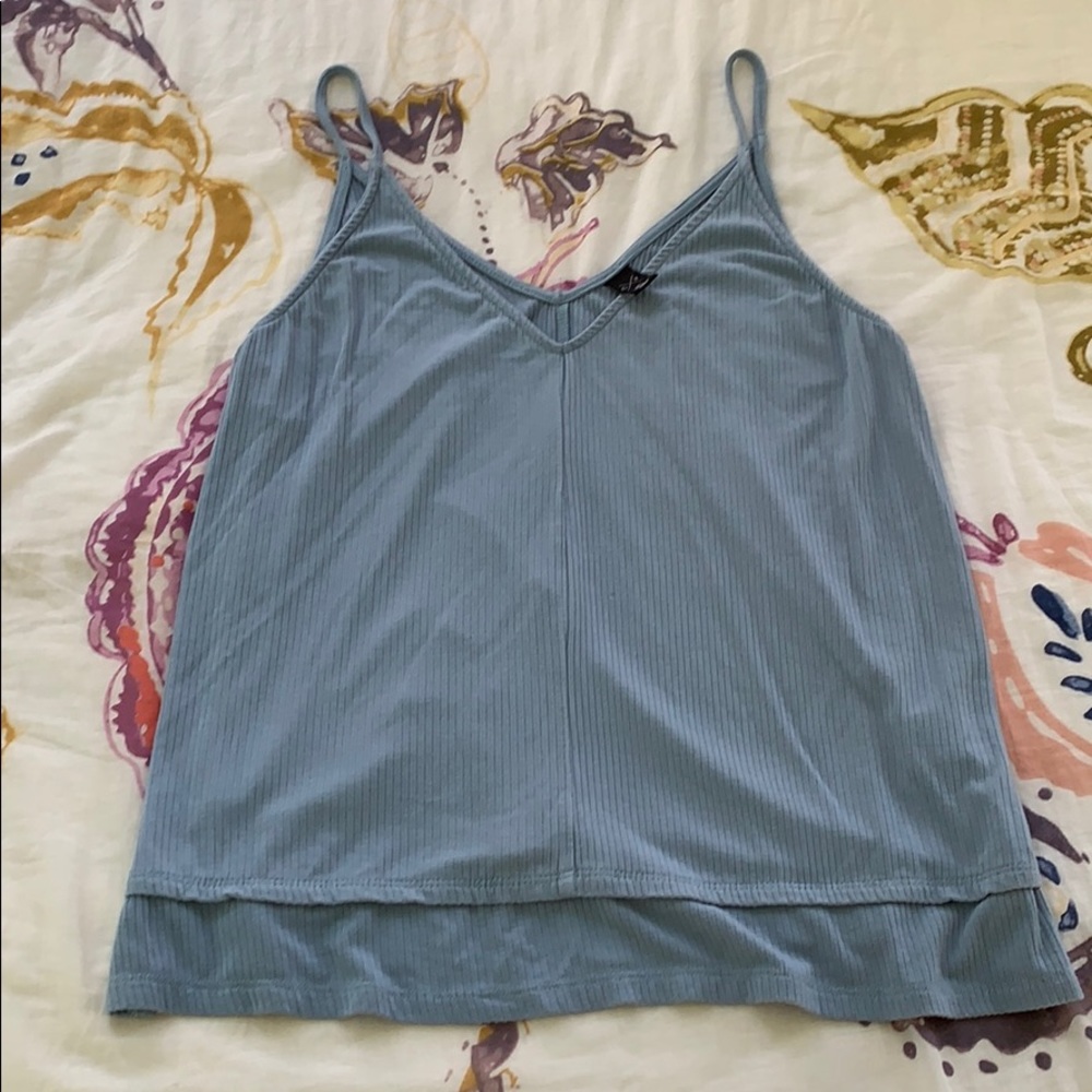 GXF Light Blue Ribbed Tank